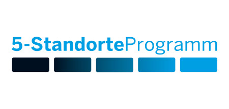 Logo: "5-Standorte Programm".